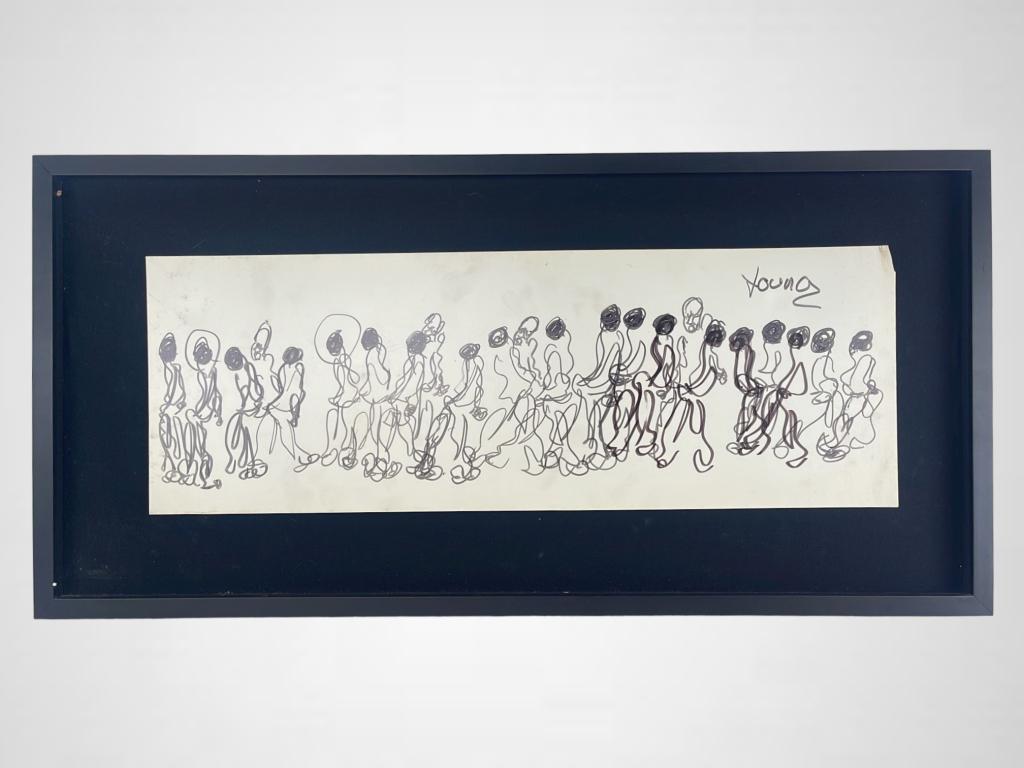 PURVIS YOUNG (AMERICAN, 1943-2010) MIXED MEDIA (1 of 5)