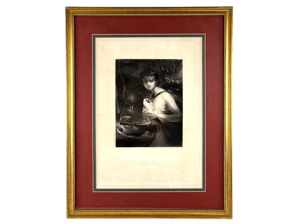 Thomas Lawrence " A Gipsy Girl " Print. (1 of 4)