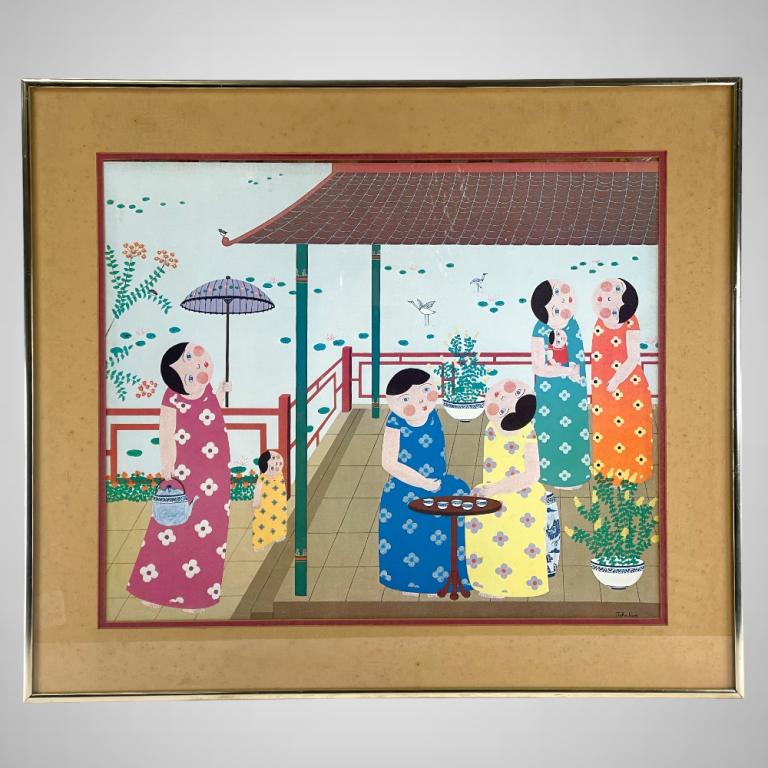 JOHN LIM (CANADIAN, B. 1932) SIGNED LITHOGRAPH (1 of 6)