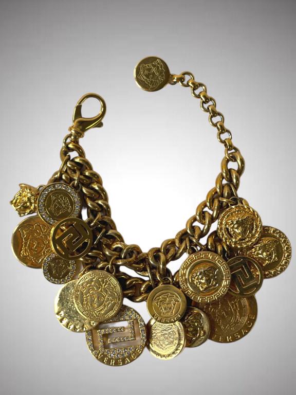 Versace Gold Plated Medusa Bracelet (1 of 4)