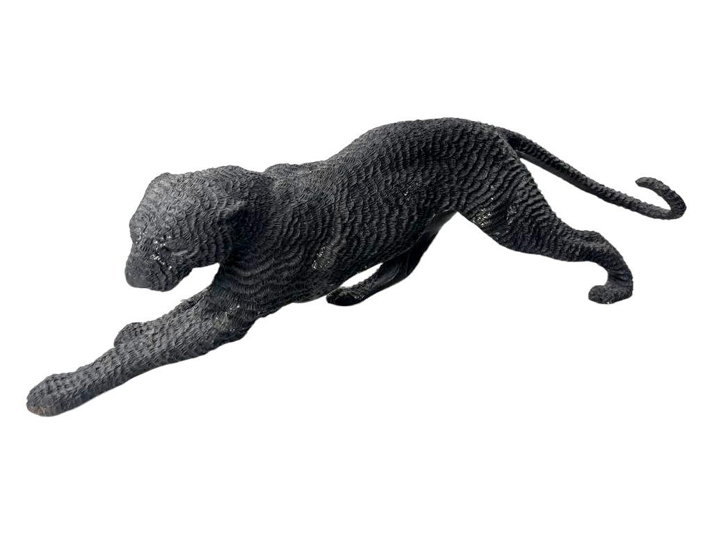 Black Bronze Panther Medium Sculpture (1 of 3)