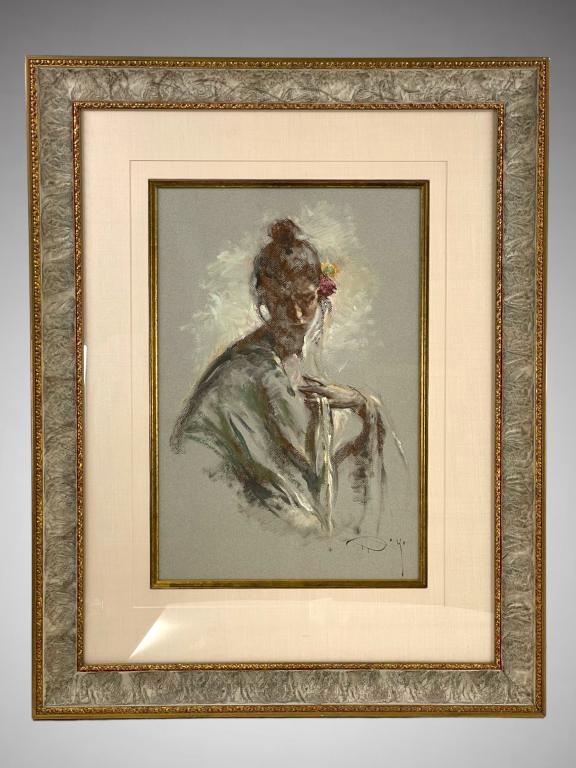 Jose Royo ( Spanish, B. 1941) "Gitana" (1 of 10)