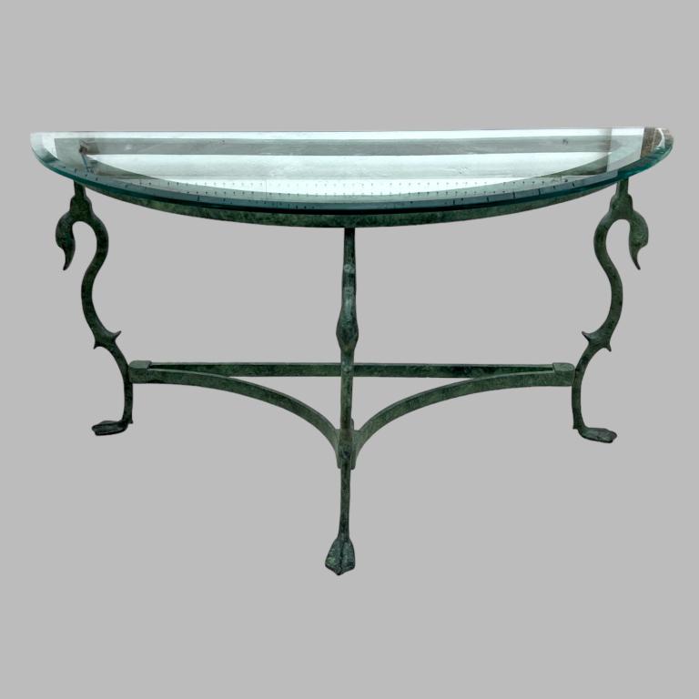 Vintage Mid Century Swan Art Deco Style Table (1 of 6)