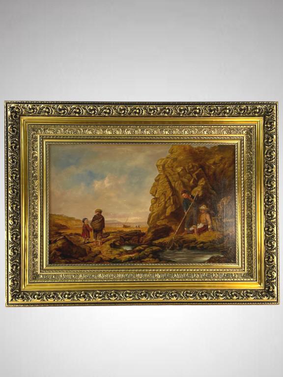 Vintage Jannian Oil on Canvas, Signed (1 of 7)
