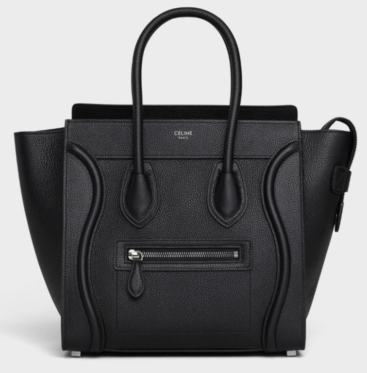 CELINE MICRO LUGGAGE HANDBAG IN DRUMMED CALFSKIN (1 of 9)