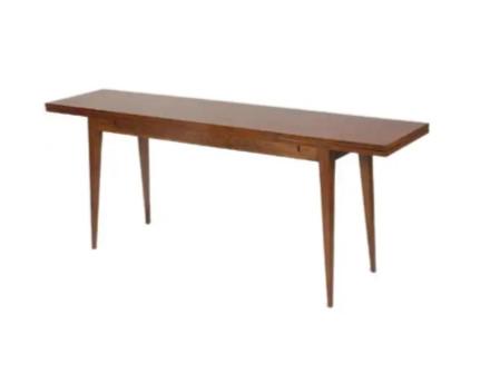 Edward Wormley for Dunbar Expanding Console Dining Table. Simplistic masterpiece by Wormley for (1 of 6)
