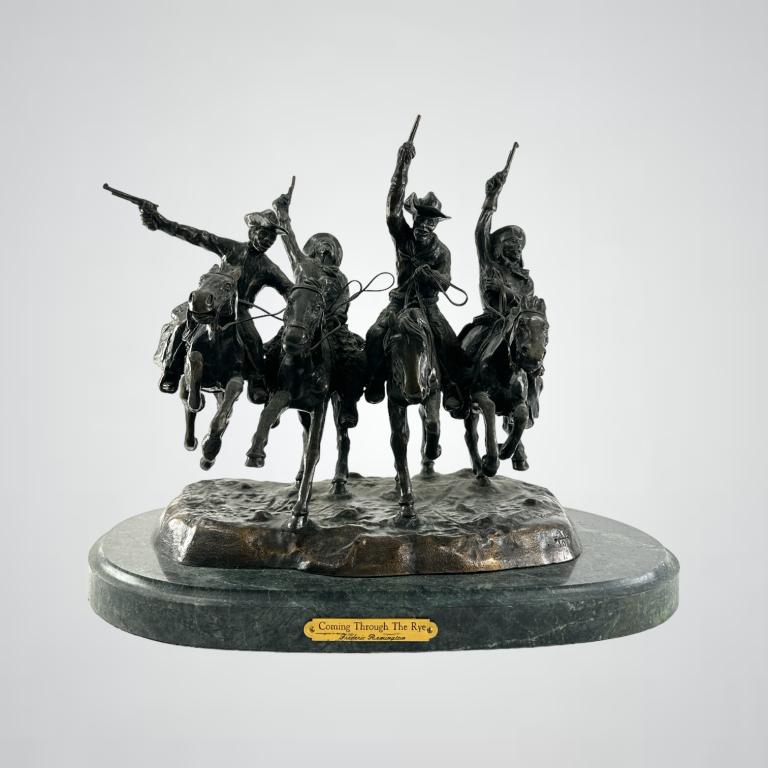 After Frederic Remington "Coming thru the Rye" (1 of 6)