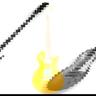 2020 Gibson Les Paul '57 Reissue GoldTop VOS MINT: 2020 Gibson Les Paul '57 Reissue GoldTop VOS MINT with OHSC Mahogant body, goldtop finish, and solid rosewood fingerboard. Gibson's custom bucker humbuckers. JD/B:13