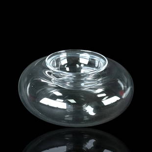 Vintage Baccarat Caviar Vesuve Server with Box: Vintage Baccarat Caviar Vesuve Server with Box. Baccarat crystal Vesuve caviar server features in a hollow dome shape with a removable dish in the center. Center dish marked: "Baccarat France" CIRCA:M