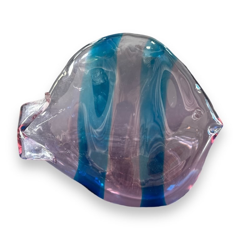Renato Anatra (ITALIAN, Born 1943) Murano hand blown art glass sculpture depicting a fish with (1 of 3)