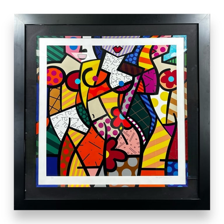 Romero Britto (BRAZILIAN / UNITED STATES / FLORIDA, Born 1963) giclee & silkscreen in color on paper (1 of 7)