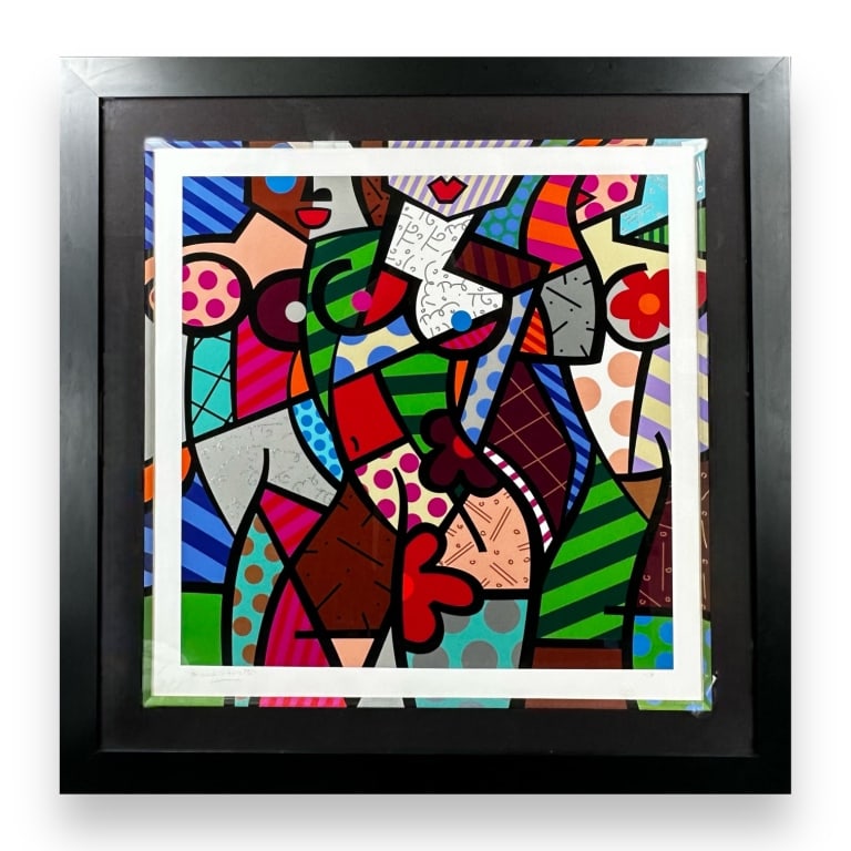 Romero Britto (BRAZILIAN / UNITED STATES / FLORIDA, Born 1963) giclee and silkscreen on paper titled (1 of 7)