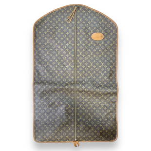 Louis Vuitton suitcase with label inside Louis Vuitton, initialed MDH  79545. ht. 5 3/4in., wd. 20in., dp. 13in. sold at auction on 24th February