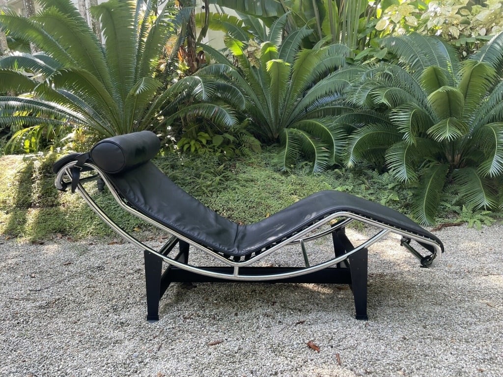 Le Corbusier Cassina Lc4 Chaise Lounge. Stamped On The Frame