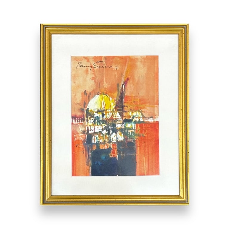 Baruj Salinas (CUBAN B1938) Oil Painting On Paper (1 of 3)