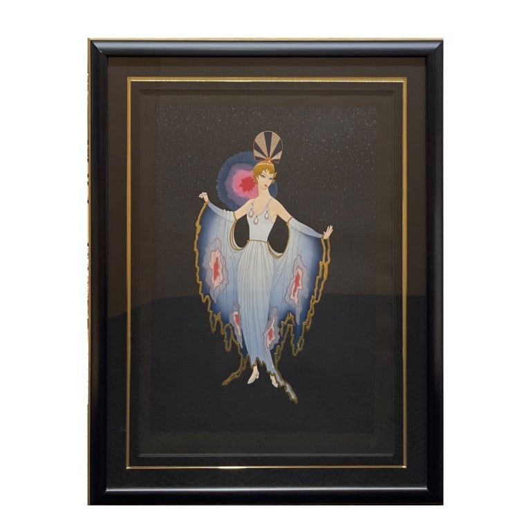 Erte "Twilight" Artist Proof Serigraph 15/50 Romain De Tirtoff (RUSSIAN FEDERATION / FRANCE / NEW (1 of 4)