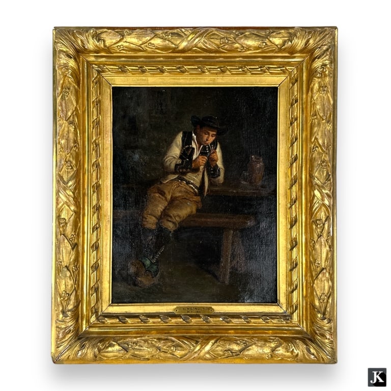 Hermanus Franciscus Carolus "Herman" van den Anker (DUTCH / FRANCE / PARIS, 1832 - 1883) oil (1 of 5)