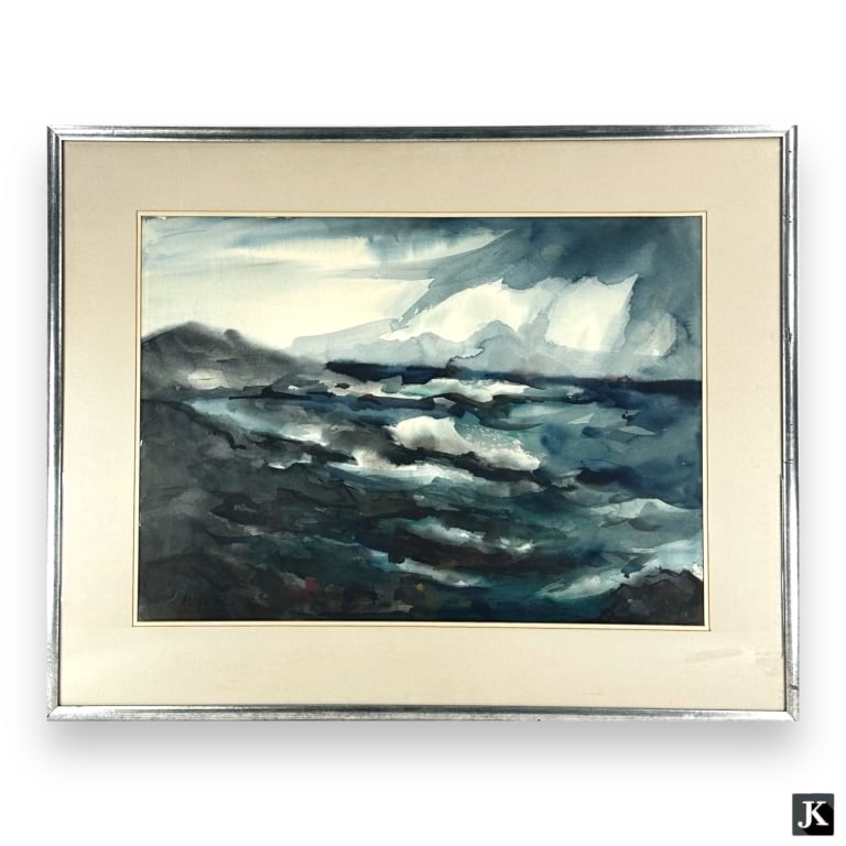 Catherine Tharp Altvater (AMERICAN / NEW YORK / ARKANSAS, 1907 - 1984) watercolor on paper depicting (1 of 4)