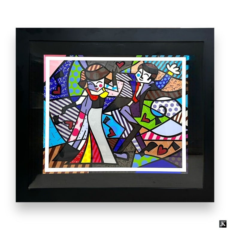 Romero Britto (BRAZILIAN / UNITED STATES / FLORIDA, Born 1963) artist proof color silkscreen (1 of 7)