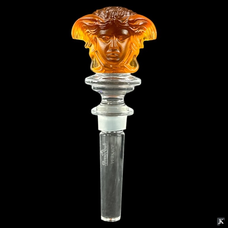 Versace Rosenthal Crystal Clear Bottle Stopper (1 of 3)
