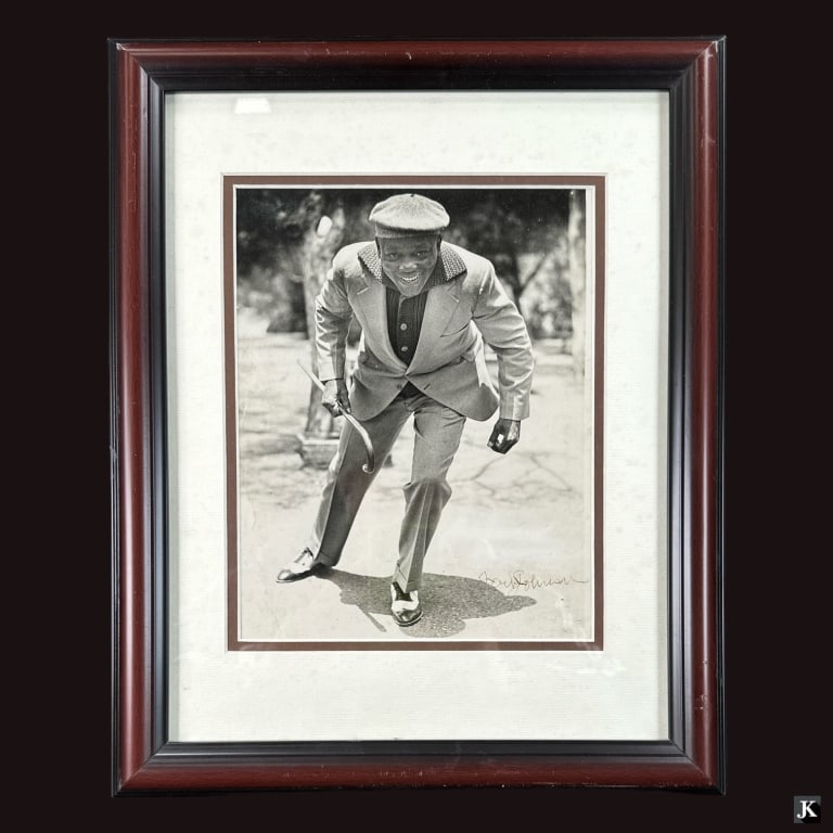 Ink Autographed Jack Johnson Photograph Framed (1 of 3)