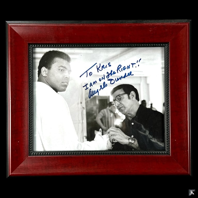 Signed Angelo Dundee With Muhammed Ali Photograph (1 of 3)