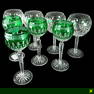 8pc Lot Of Waterford Cut Glass / Crystal Stemware
