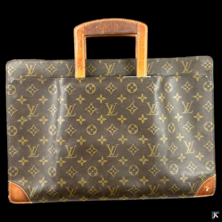 Vintage Louis Vuitton Monogram Canvas Brief Case (1 of 3)