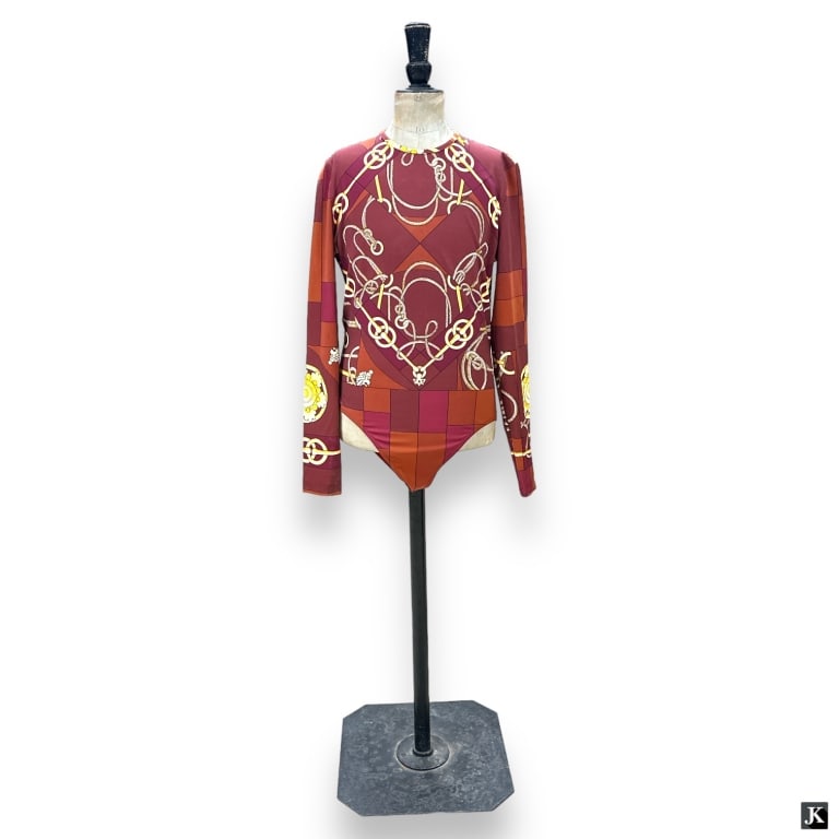 Hermes Bain Long Sleeve One Piece Bathing Suit (1 of 5)