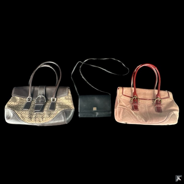 Lot Of 3 Designer Purses Fendi & Coach (1 of 4)