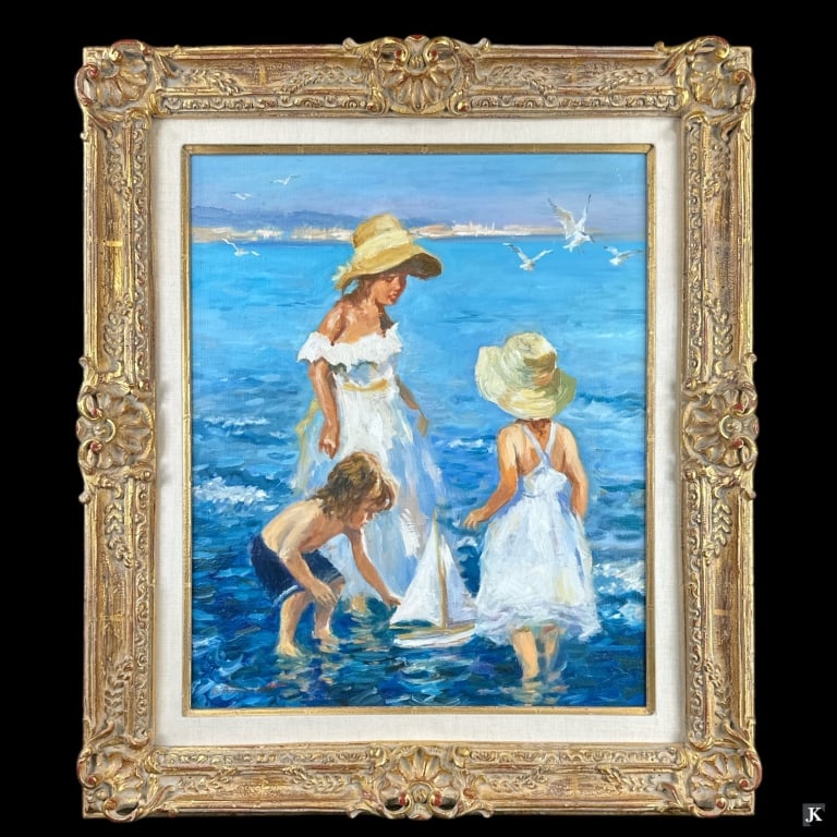 Boris Chubanoff (RUSSIA B1946) Impressionist Oil (1 of 5)