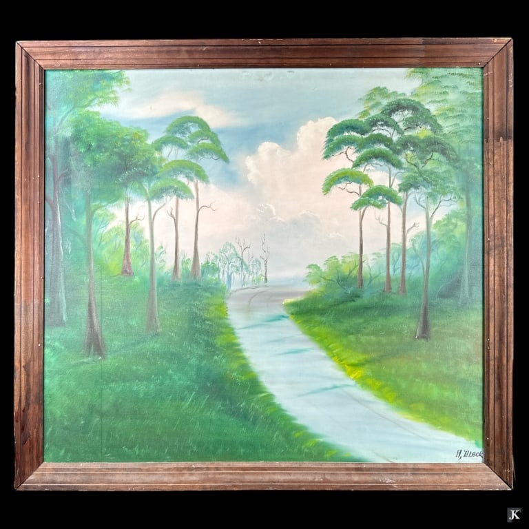 Al Black (USA B1947) 1970 Highwaymen Oil/Canvas (1 of 6)