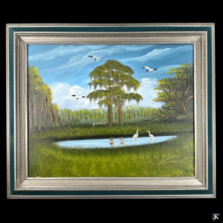 Al Black (USA B1947) Florida Highwaymen Oil/Board (1 of 5)