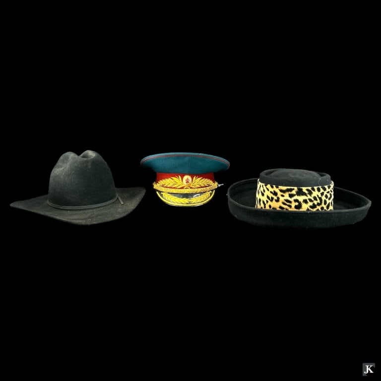 Lot Of 3 Vintage Various Hats (1 of 6)