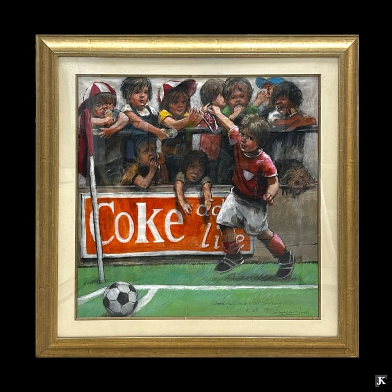 Barry Leighton-Jones (UK 1932-2011) Gouache Framed (1 of 5)