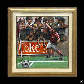 Barry Leighton-Jones (UK 1932-2011) Gouache Framed (1 of 5)