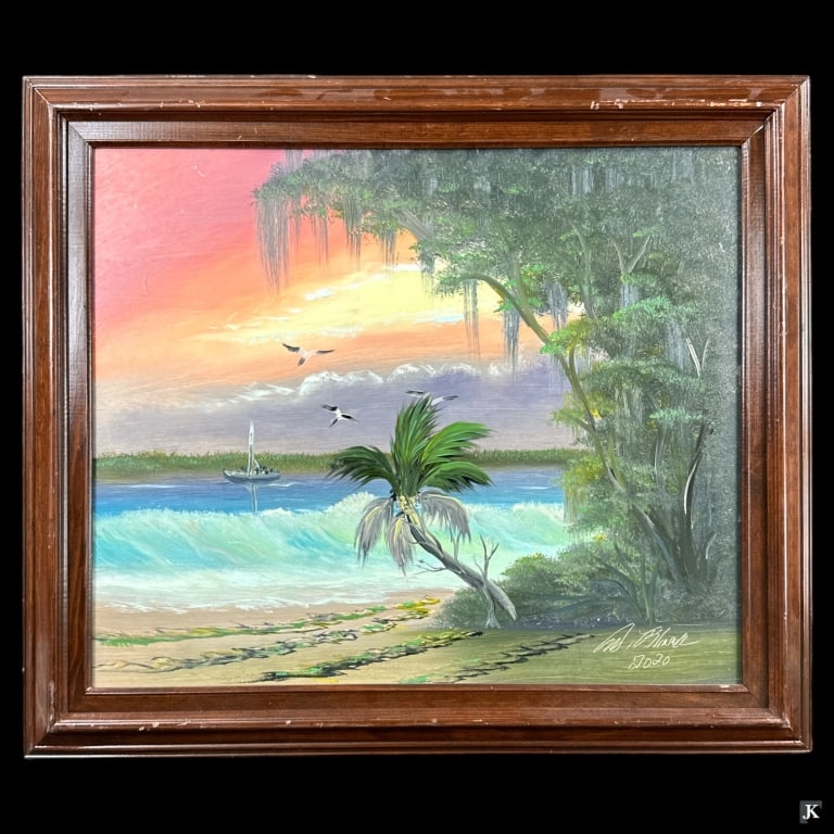 Al Black (USA B1947) Highwaymen Oil On Board (1 of 6)