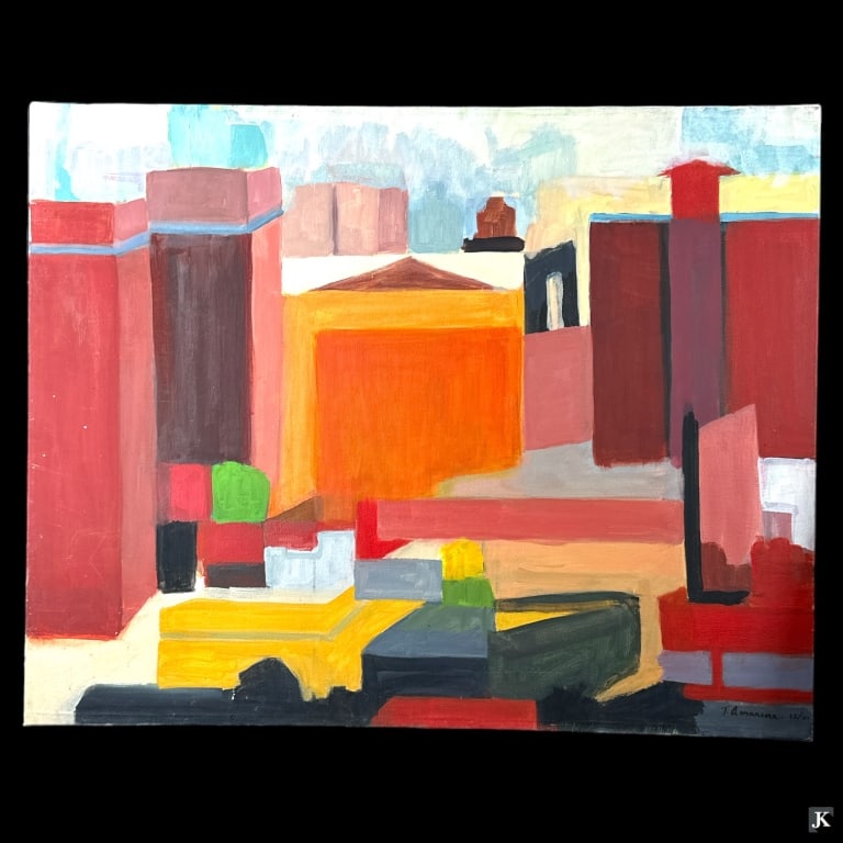 Oil On Canvas Tina Amarena (NY) (1 of 4)