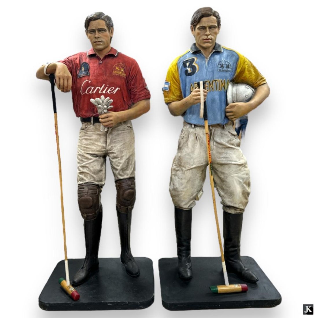 Pr La Martina Display Life Size Jockey Sculptures (1 of 8)