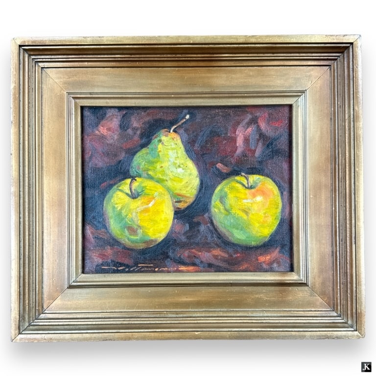 Alan Flattmann (USA B1946) Still Life Oil Painting (1 of 5)