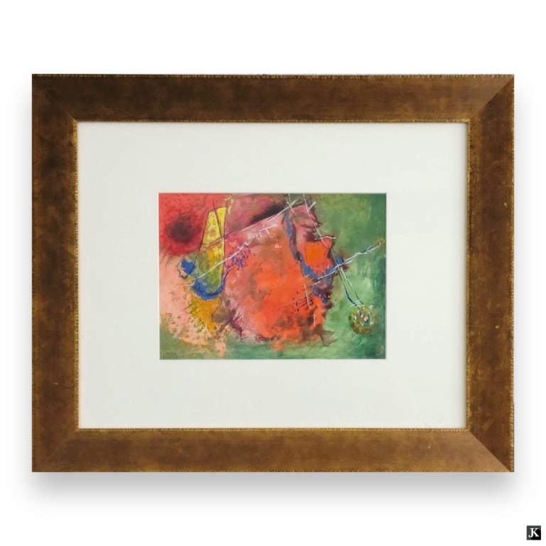 Rolph Scarlett (USA 1889-1984) Watercolor & Gouahc (1 of 4)