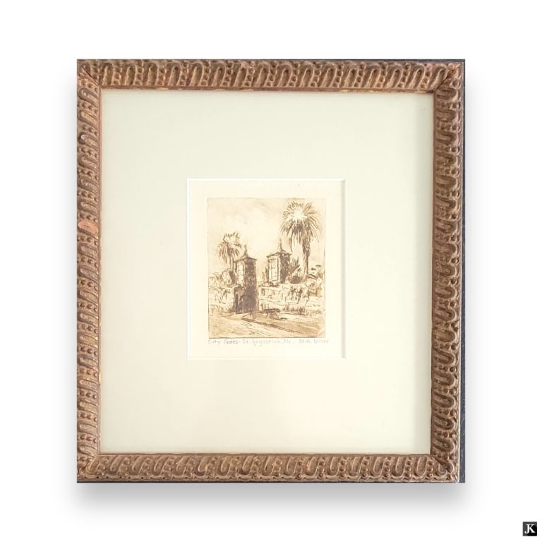 Edith W. Oliver (USA 1889-1979) Signed Lithograph (1 of 4)