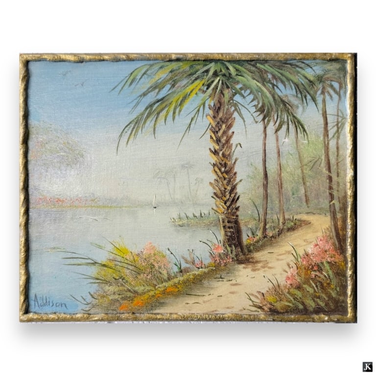 WC Addison (USA 1876 - 19??) Landscape Oil (1 of 4)