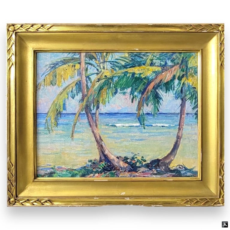 William Chadwick (USA 1879-1962) Seascape Oil (1 of 4)