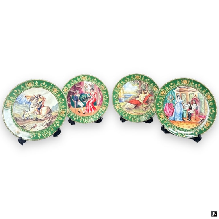 Lot 4 Limoges Boulme Napoleonic Collector Plates (1 of 5)