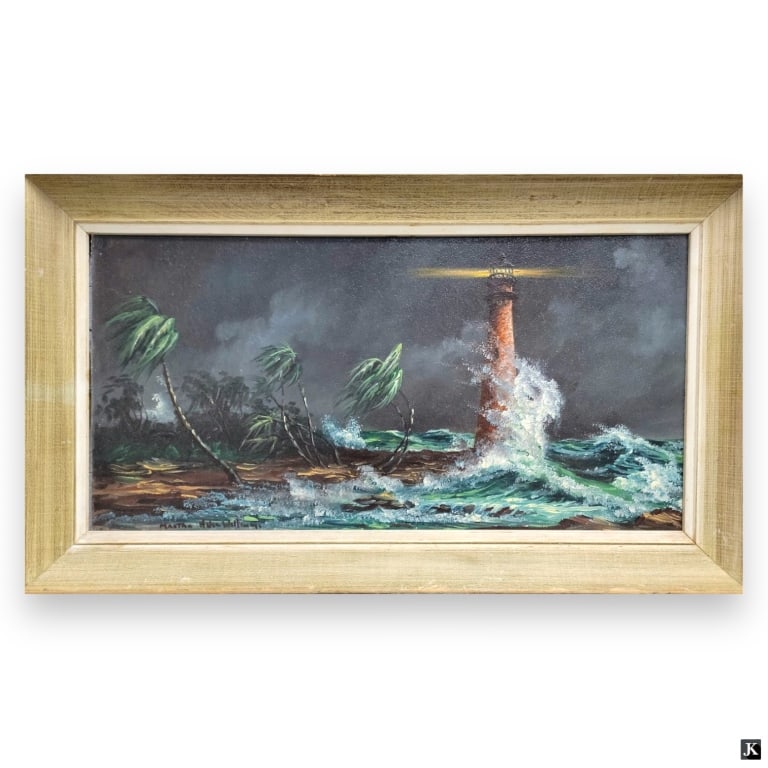 Martha H Williams (USA 20th) Florida Lighthouse Oi (1 of 4)