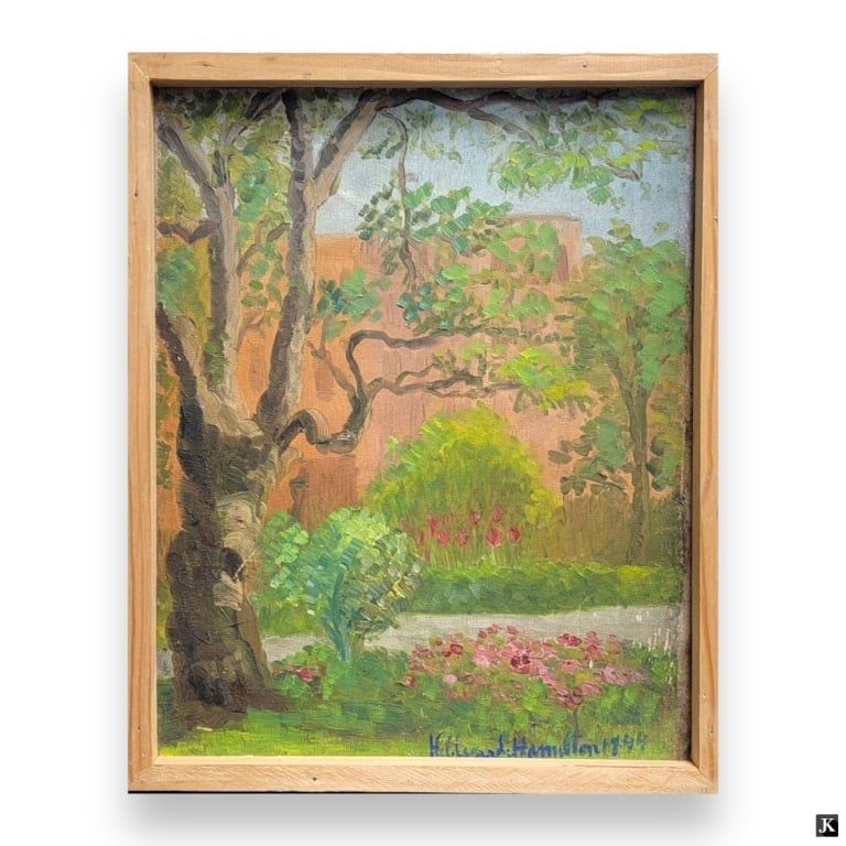 Hildegarde Hamilton (USA 1898-1970) Double Oil (1 of 6)