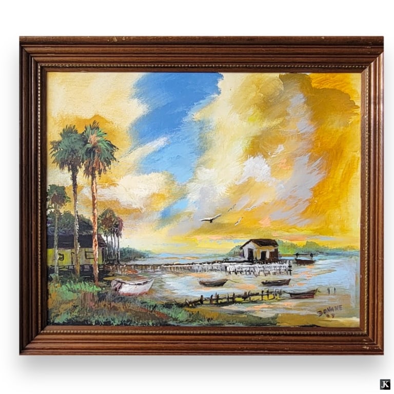 JERRY DEVANE FLORIDA LANDSCAPES OIL PAINTING (1 of 4)