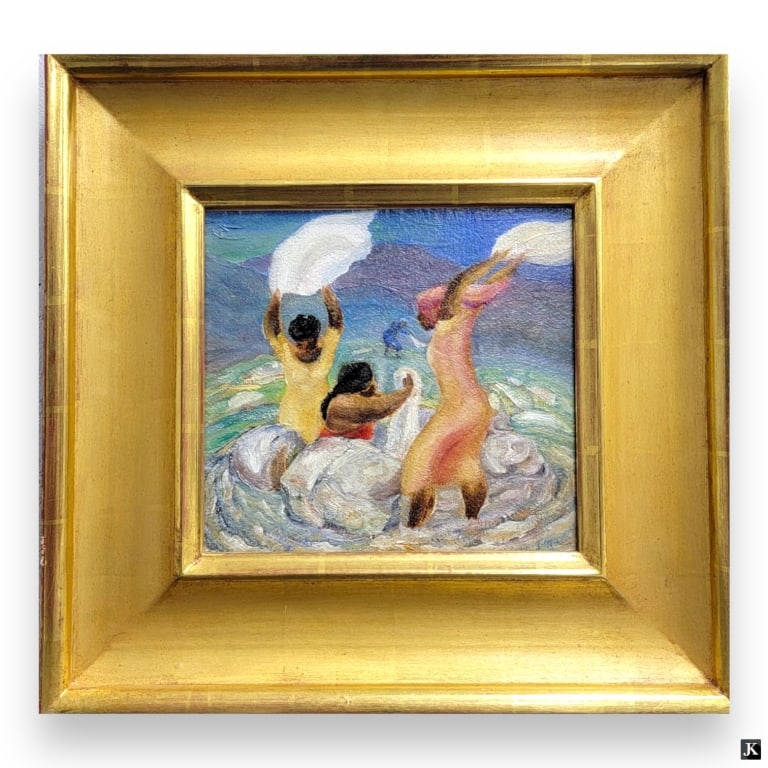 Ivan Messenger (USA 1895-1983) Oil On Board (1 of 6)