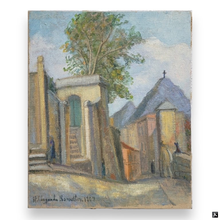 Hildegarde Hamilton (USA 1898-1970) Double Oil (1 of 3)